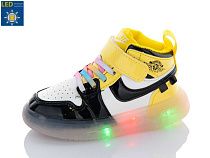 Кроссовки Леопард 26G-113 yellow LED в магазине Фонтан Обуви