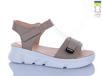 Босоножки Sali 701-25 капучино к біл-п. в магазине Фонтан Обуви