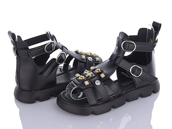 Босоножки Angel PL8-1150B black в магазине Фонтан Обуви