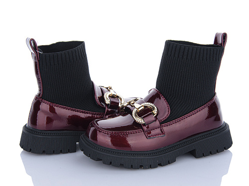 Ботинки Clibee BA716 wine в магазине Фонтан Обуви