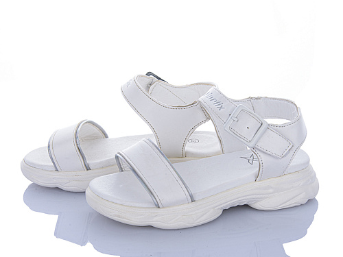 Босоножки Леопард L01 white в магазине Фонтан Обуви