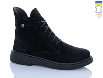 Ботинки Sali 25 чорн замш в магазине Фонтан Обуви