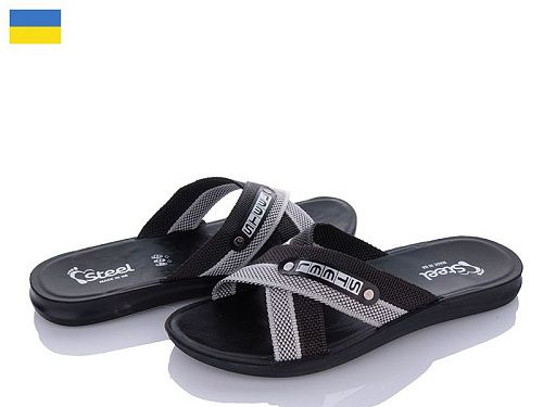 Шлепанцы Demur TRK 007 grey-black new в магазине Фонтан Обуви