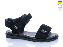 Босоножки Garti 004 чорний замш в магазине Фонтан Обуви