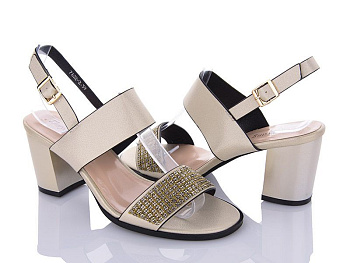 Босоножки Zhuyewang 7622-2 beige в магазине Фонтан Обуви