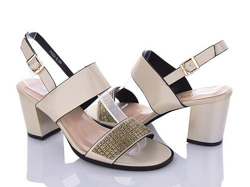 Босоножки Zhuyewang 7622-2 beige в магазине Фонтан Обуви