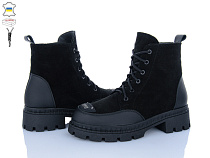 Ботинки Mona Liza 682 чорний в магазине Фонтан Обуви