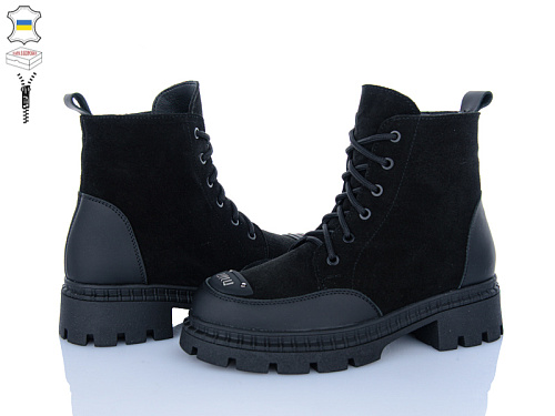 Ботинки Mona Liza 682 чорний в магазине Фонтан Обуви