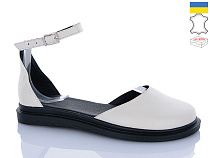 Туфли Sali 23 бежевий чор-п. в магазине Фонтан Обуви