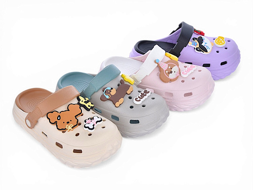 Кроксы Jh-Ян 5636 mix в магазине Фонтан Обуви