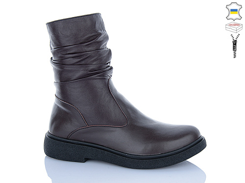 Ботинки Sali 19 коричневий к чор-п.зима в магазине Фонтан Обуви