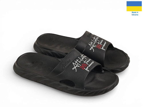 Шлепанцы Rai Shoes DS68 чорний в магазине Фонтан Обуви