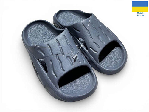 Шлепанцы Rai Shoes 600 сірий в магазине Фонтан Обуви