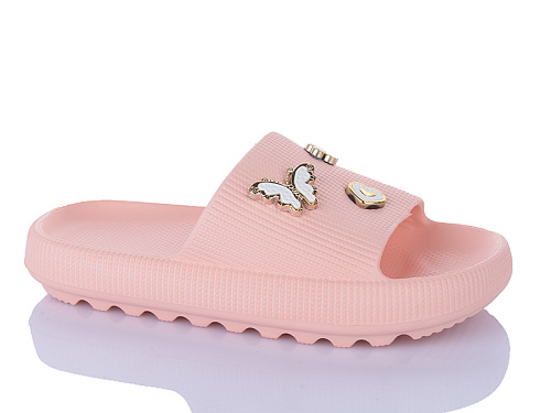 Шлепанцы Stt 3 персиковий (30-35) в магазине Фонтан Обуви