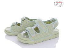 Босоножки No Brand L3010-10 зелений в магазине Фонтан Обуви