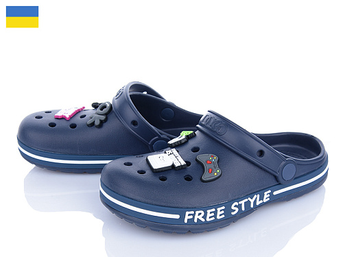 Кроксы Golden Lion 329 синій в магазине Фонтан Обуви