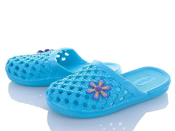 Шлепанцы Viktoria VF1-12 бирюзовый в магазине Фонтан Обуви