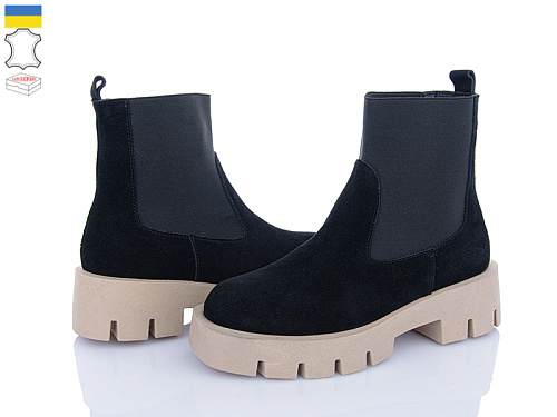 Ботинки Viscala 27917 чор-бежевий з в магазине Фонтан Обуви