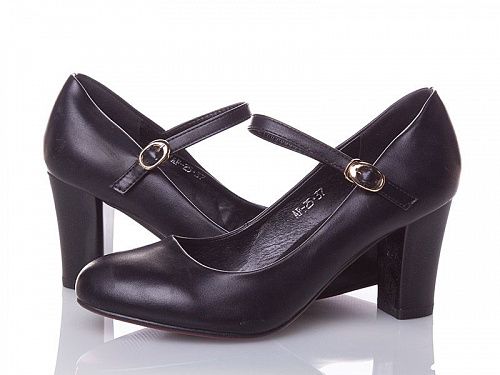 Туфли Qq Shoes AF25 black уценка в магазине Фонтан Обуви