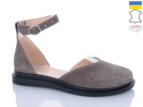 Туфли Sali 2225-065 капучино з чор-п. в магазине Фонтан Обуви