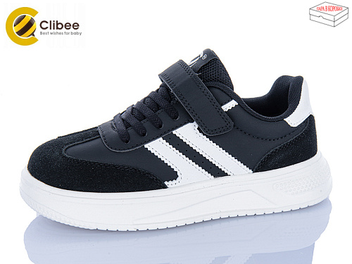 Кроссовки Clibee-Apawwa ED783-2 black-white в магазине Фонтан Обуви