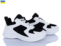 Кроссовки Львов База B&R 236 чор-білий в магазине Фонтан Обуви