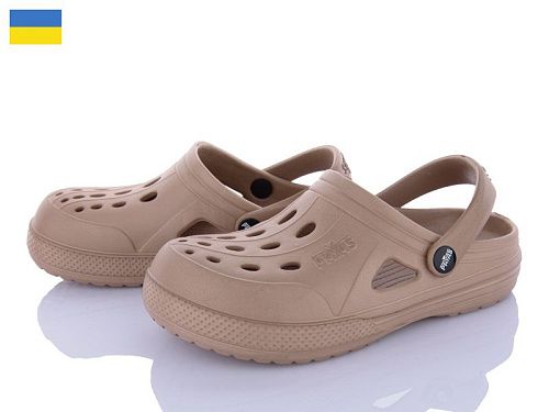 Кроксы Alex 12345 т.бежевий в магазине Фонтан Обуви