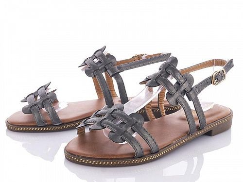 Босоножки Luchshie T221 pewter в магазине Фонтан Обуви