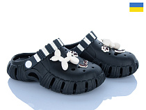 Кроксы Inblu 012 чорний в магазине Фонтан Обуви