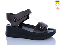 Босоножки Garti 006 коричневий шк. в магазине Фонтан Обуви