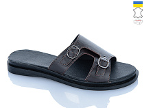 Шлепанцы Sali 111 шоколад к чор-п. в магазине Фонтан Обуви