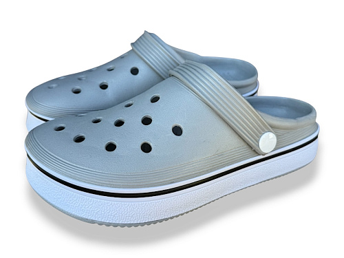 Кроксы Rai Shoes 4001 сірий в магазине Фонтан Обуви