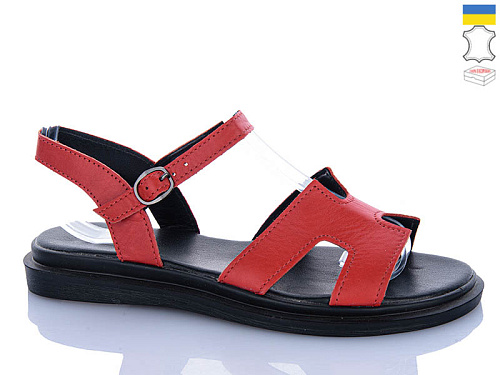 Босоножки Sali 513 червоний чор-п. в магазине Фонтан Обуви