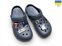 Кроксы Rai Shoes 329 сірий в магазине Фонтан Обуви