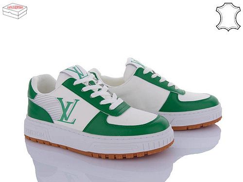 Кроссовки Ailaifa 2056 white-green в магазине Фонтан Обуви