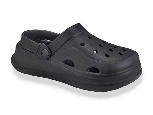 Кроксы Rai Shoes F650 чорний в магазине Фонтан Обуви