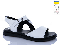 Босоножки Sali 58 білий чор-п.батал в магазине Фонтан Обуви