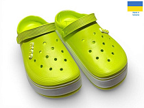 Кроксы Rai Shoes 419 лайм в магазине Фонтан Обуви