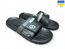 Шлепанцы Rai Shoes 704 чорний в магазине Фонтан Обуви