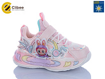 Кроссовки Clibee-Apawwa LB1193-1 pink LED в магазине Фонтан Обуви