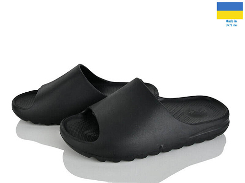 Шлепанцы Rai Shoes ПЖ44 чорний в магазине Фонтан Обуви