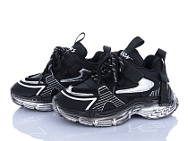 Кроссовки Clibee AS866517-1 black-silver в магазине Фонтан Обуви