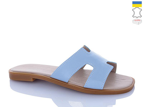 Шлепанцы Garti 64 блакитний шк. в магазине Фонтан Обуви