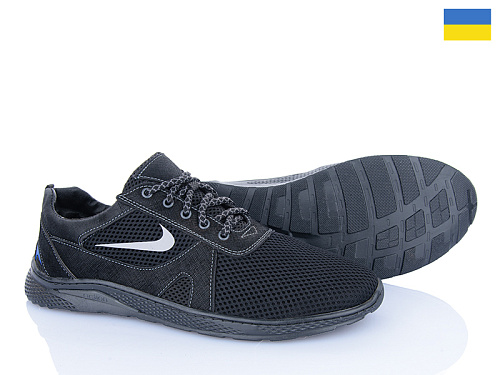 Кроссовки Kindzer Yulius 83K чорний в магазине Фонтан Обуви