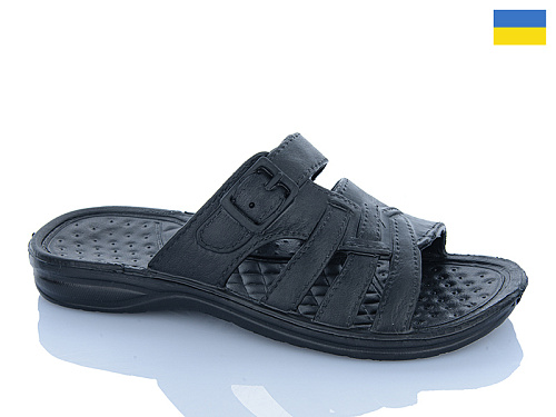Шлепанцы Dago Крок M29 чорний в магазине Фонтан Обуви