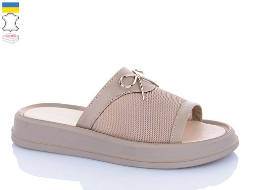 Шлепанцы Sali 229 капучино кап-п. в магазине Фонтан Обуви