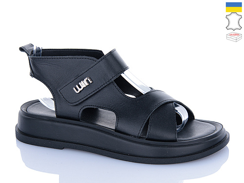 Босоножки Sali 3 чорний к чор-п. в магазине Фонтан Обуви