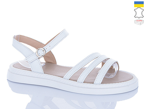 Босоножки Sali 1102 білий біл-п. в магазине Фонтан Обуви