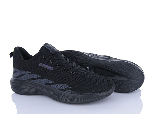 Кроссовки Lion-Lu A2408 чорний батал в магазине Фонтан Обуви