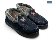 Тапочки Rai Shoes У5 синій в магазине Фонтан Обуви